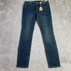 Madewell Jeans Men's 29X31 Blue Skinny Dark Wash Low Rise Preppy Modern